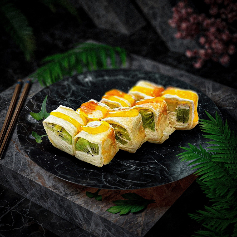 Сладкий ролл с киви ЛОСОСНЕМ