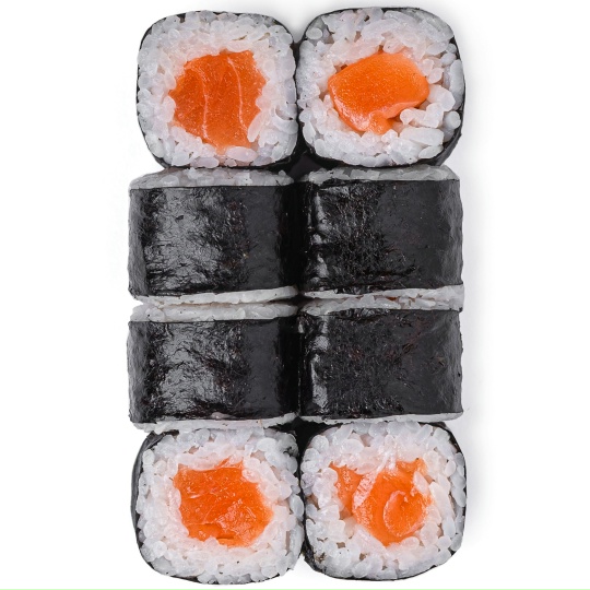 Ролл с лососем