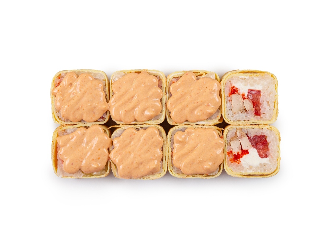 Блинный ролл с курицей