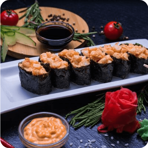 Гунканы с креветками 6 шт