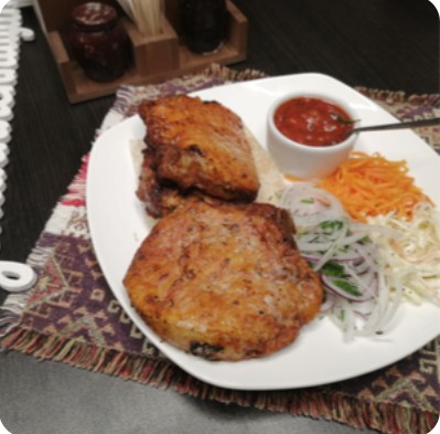 Шашлык из свинины на кости