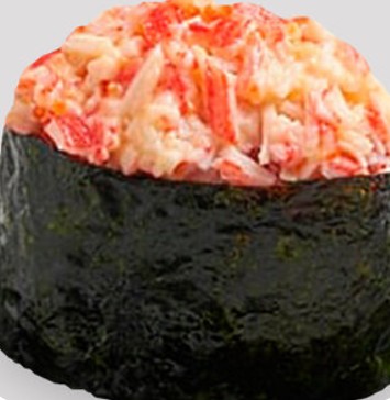 Запеченные суши с крабом