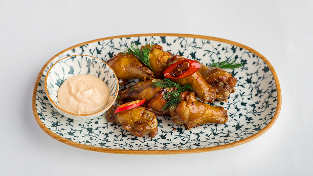 Крылышки куриные в кисло-сладком соусе