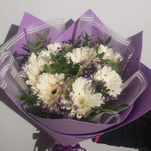 Букет с герберами