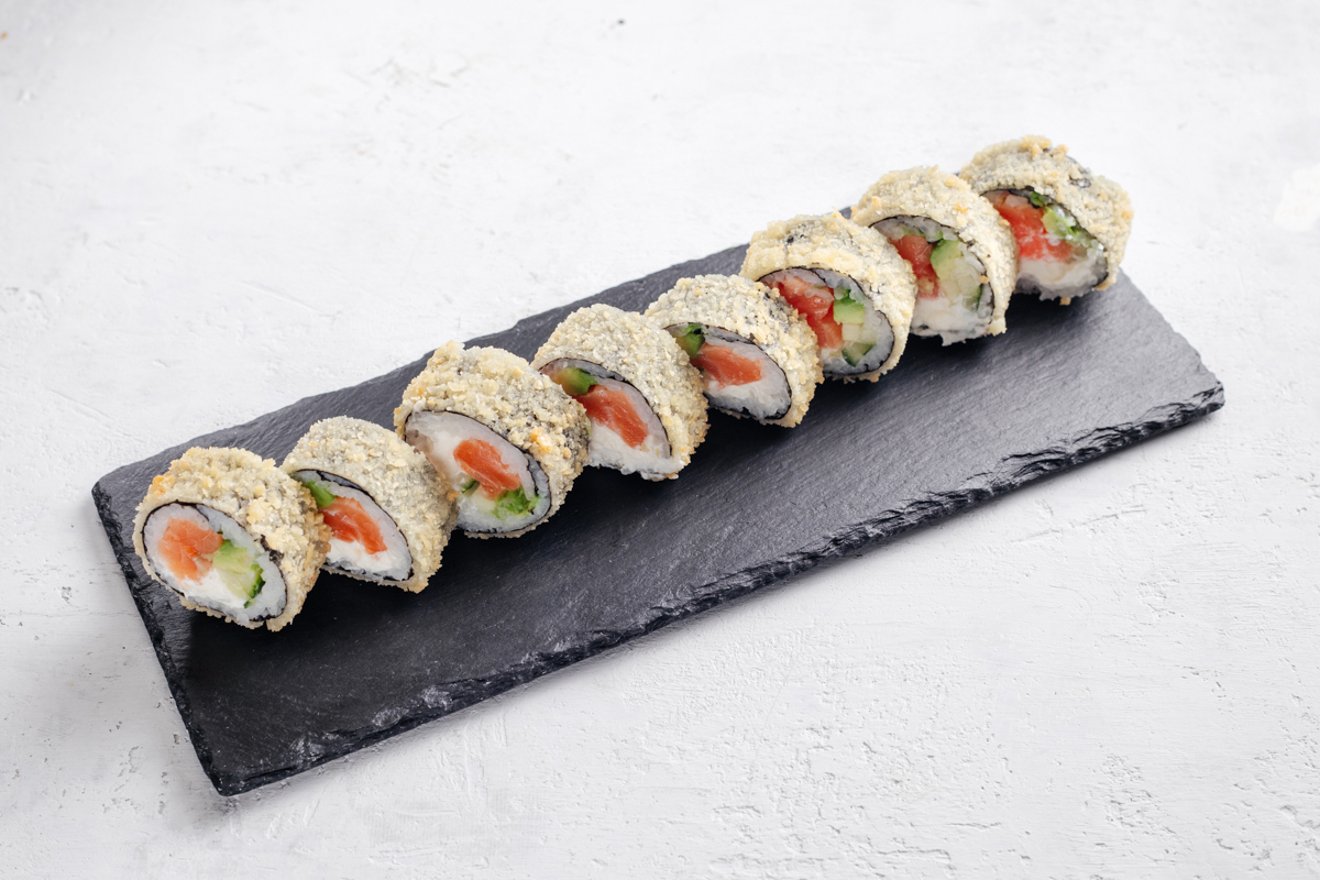 Темпура с лососем