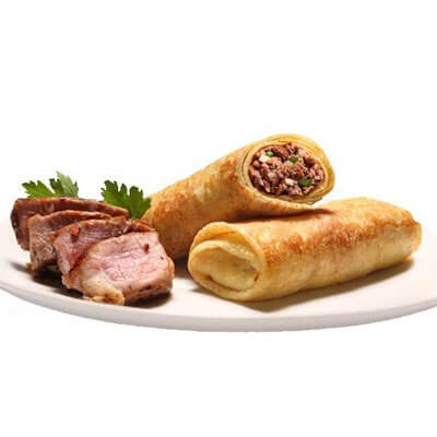БЛИНЧИКИ С КУРИЦЕЙ И СЫРОМ