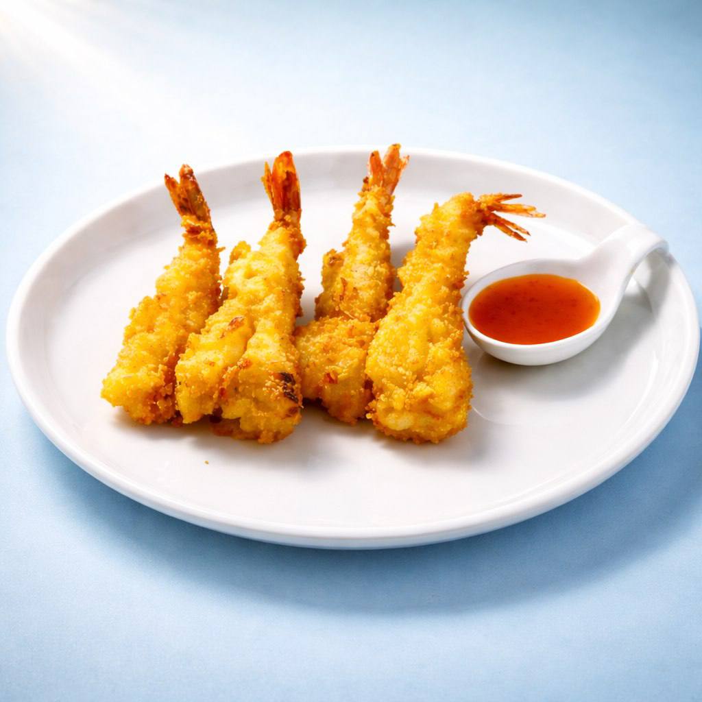Креветки в кляре - 4 штуки