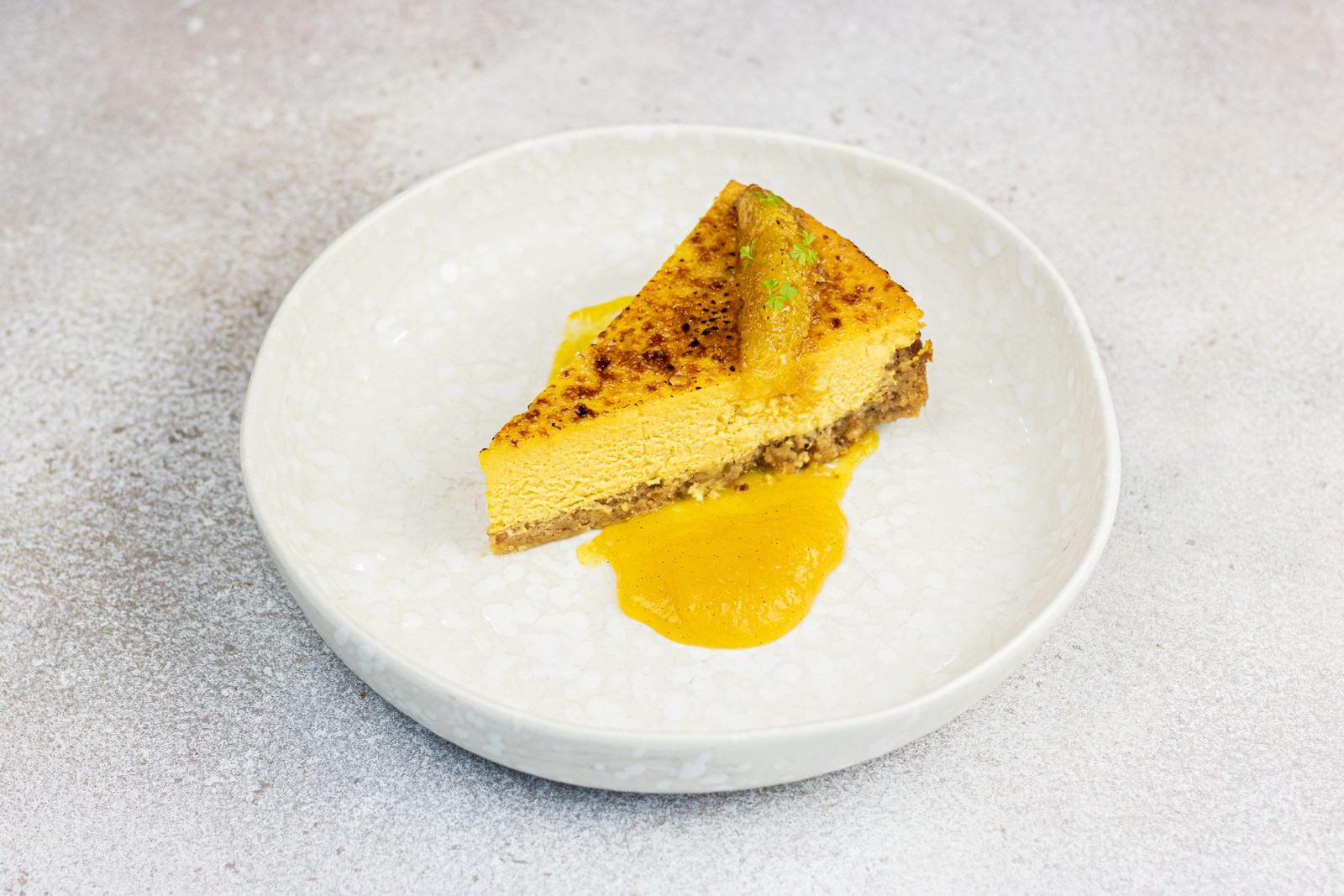 Тыквенный чизкейк с апельсином