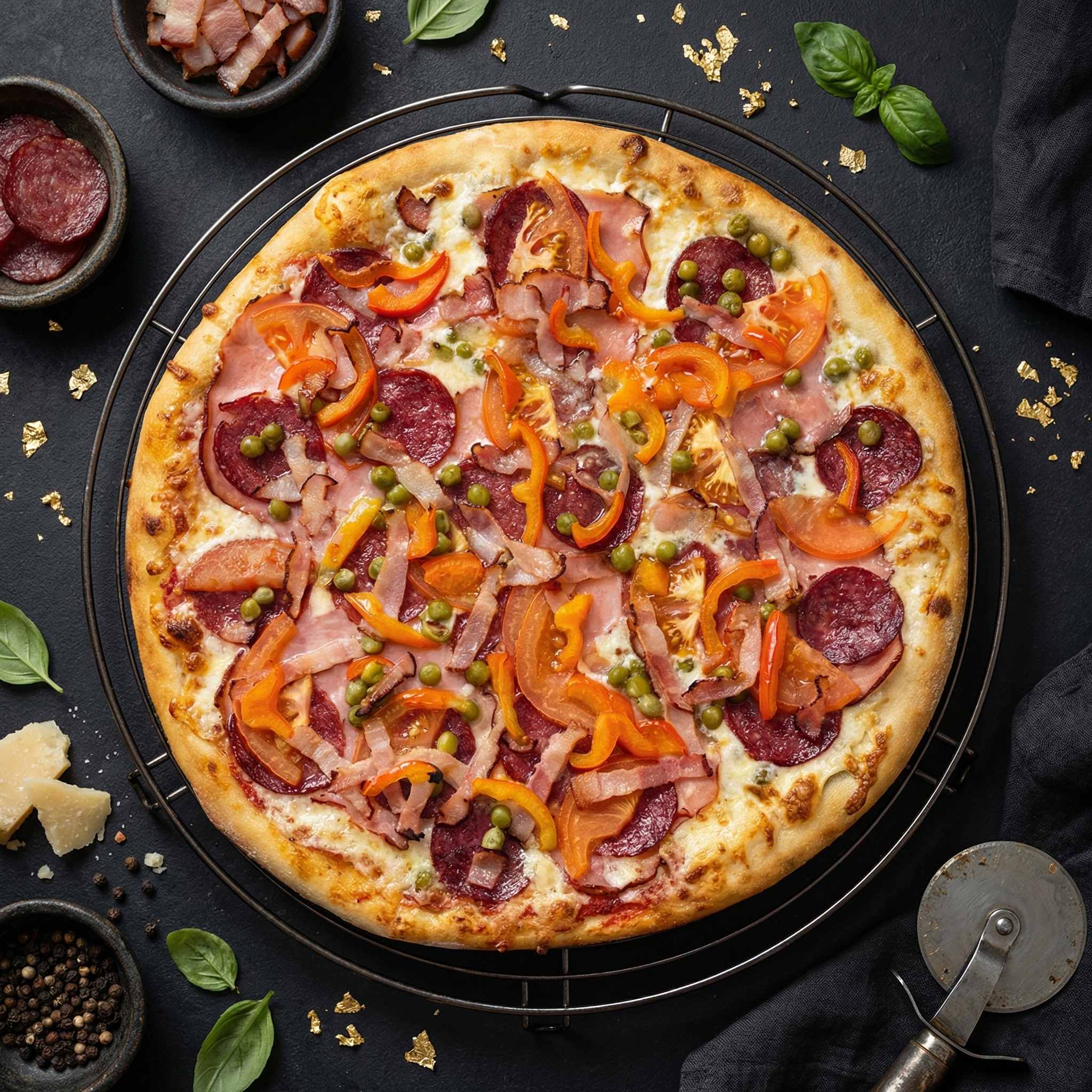 Семейная пицца ,, Фирменная,,