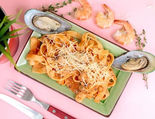 Паста с морепродуктами