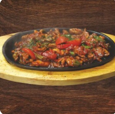 Мясо по-баварски на сковороде