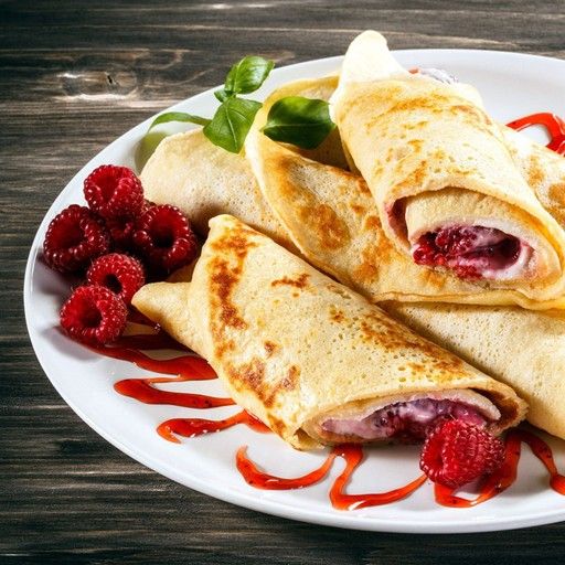 Блинчики со сметаной