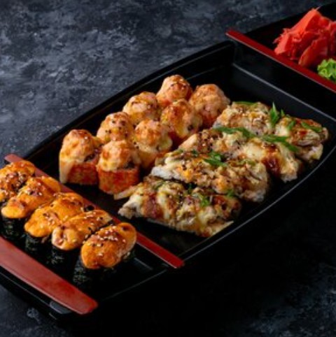 Острый большой запеченный набор