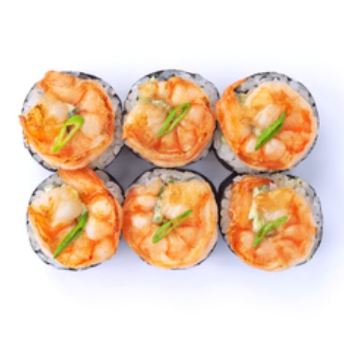 Ролл с креветкой поке чили