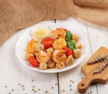 КингШамп с креветкой Соус сливочный