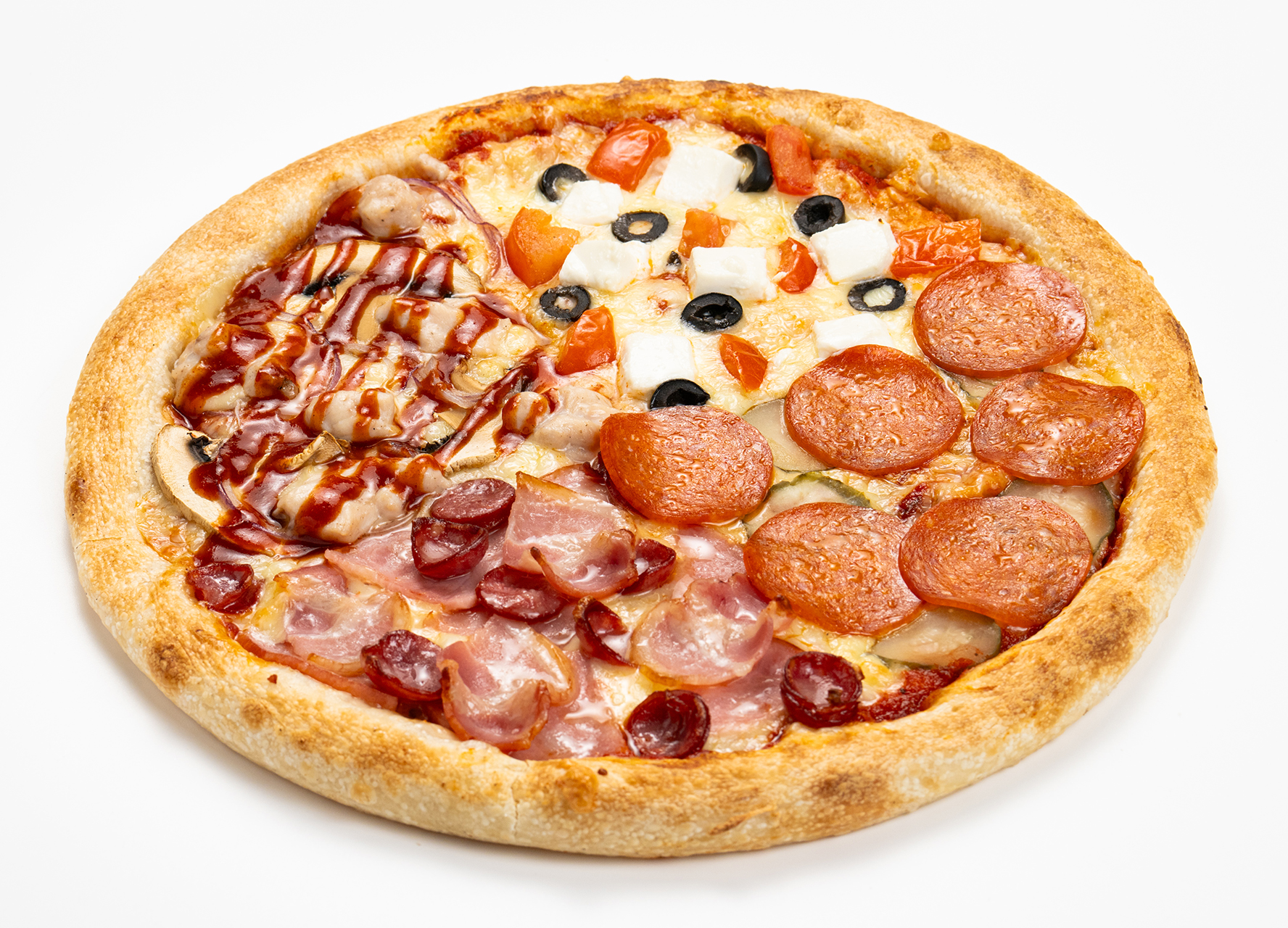 Пицца 4 сезона 35 см Тонкое