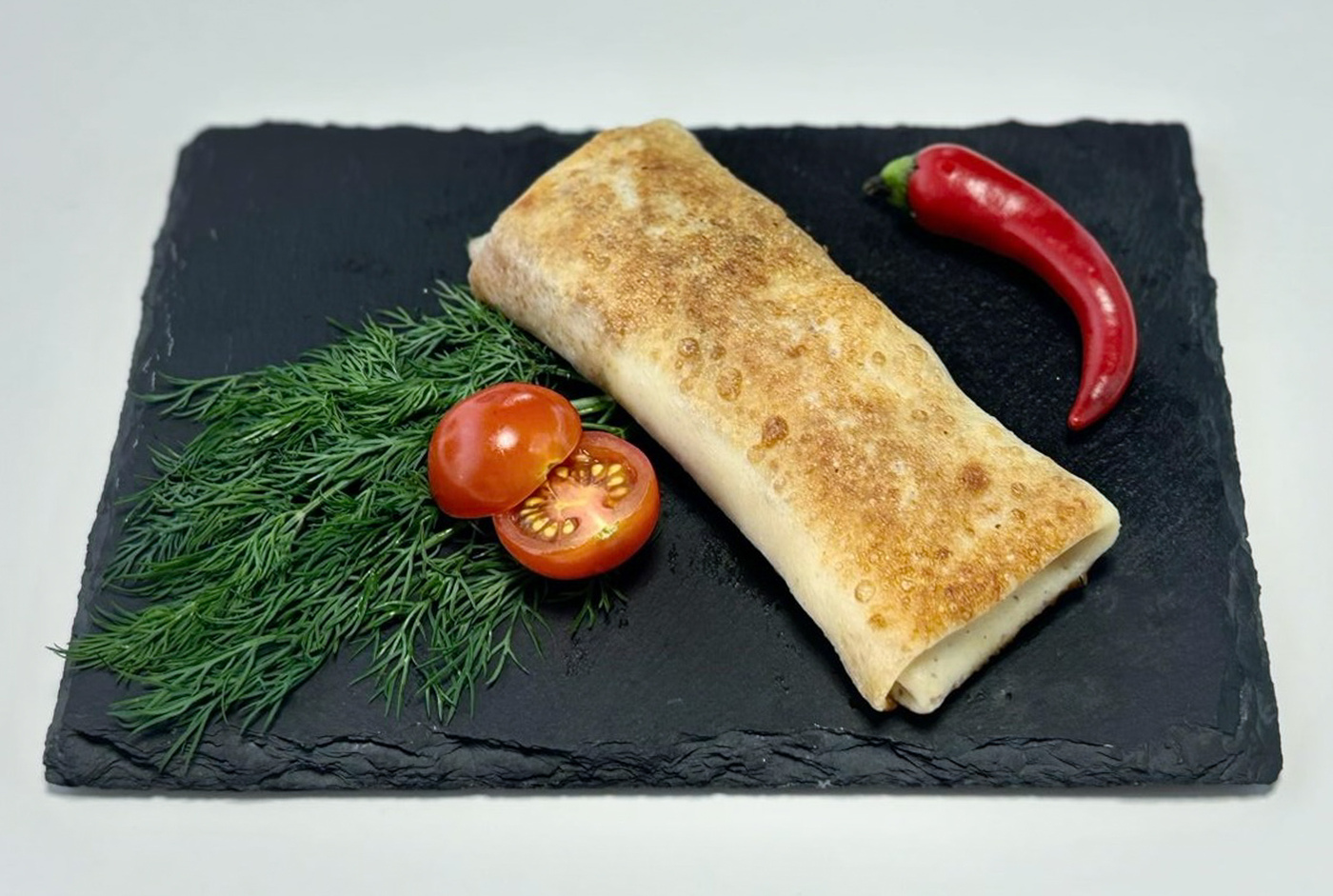 Блин с мясом и луком