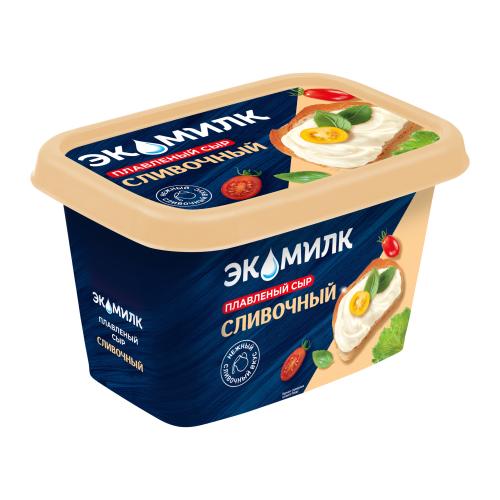 Сыр Экомилк плавленый Сливочный 55% 350г