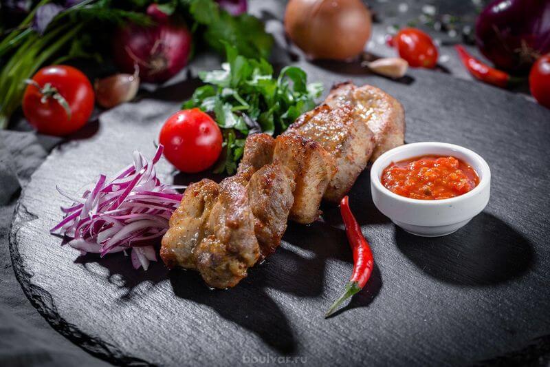 Шашлык из свиной шеи