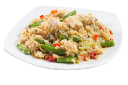 Тяхан с курицей