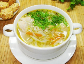 Суп лапша куриная
