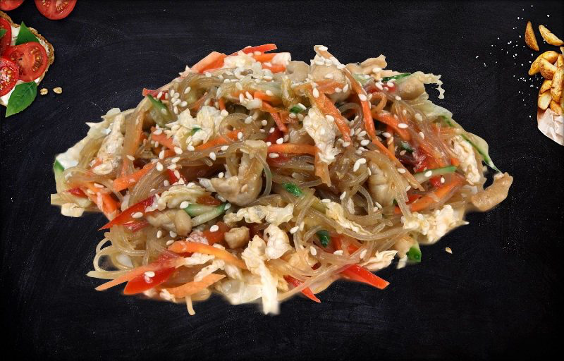 Фунчоза с говядиной