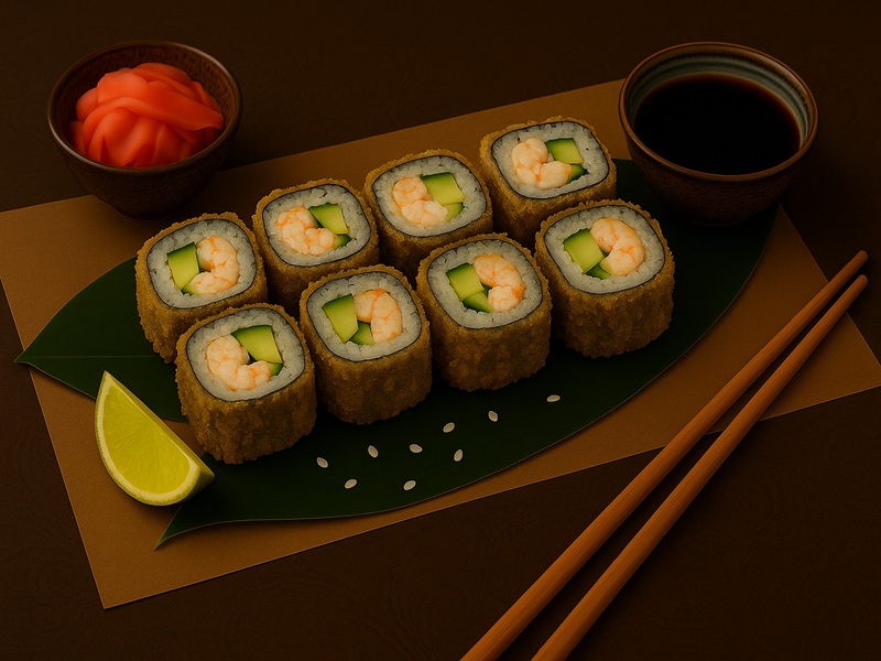 Ролл Темпура с креветкой