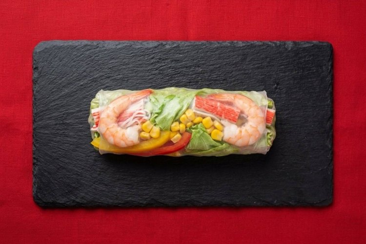 Ясай-маки с креветкой