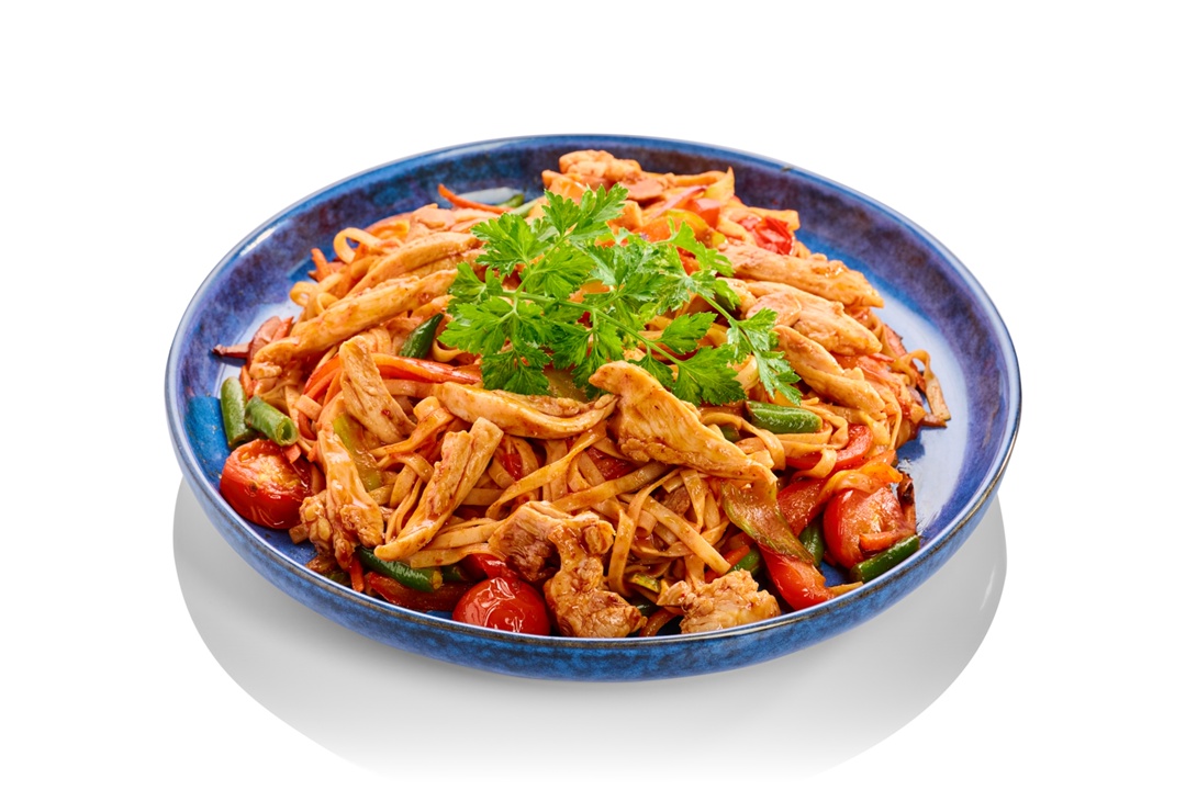 Вок с курицей