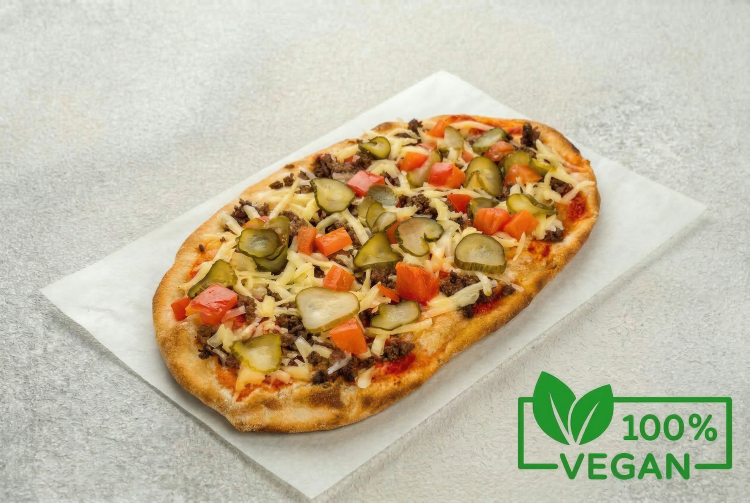 Чизбургер вегано рим