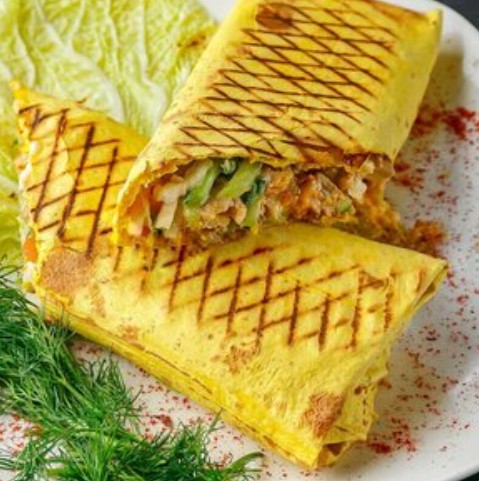 Шаурма на углях в сырном лаваше Богатырь