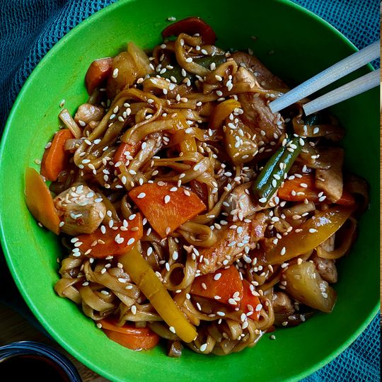 Удон с курочкой