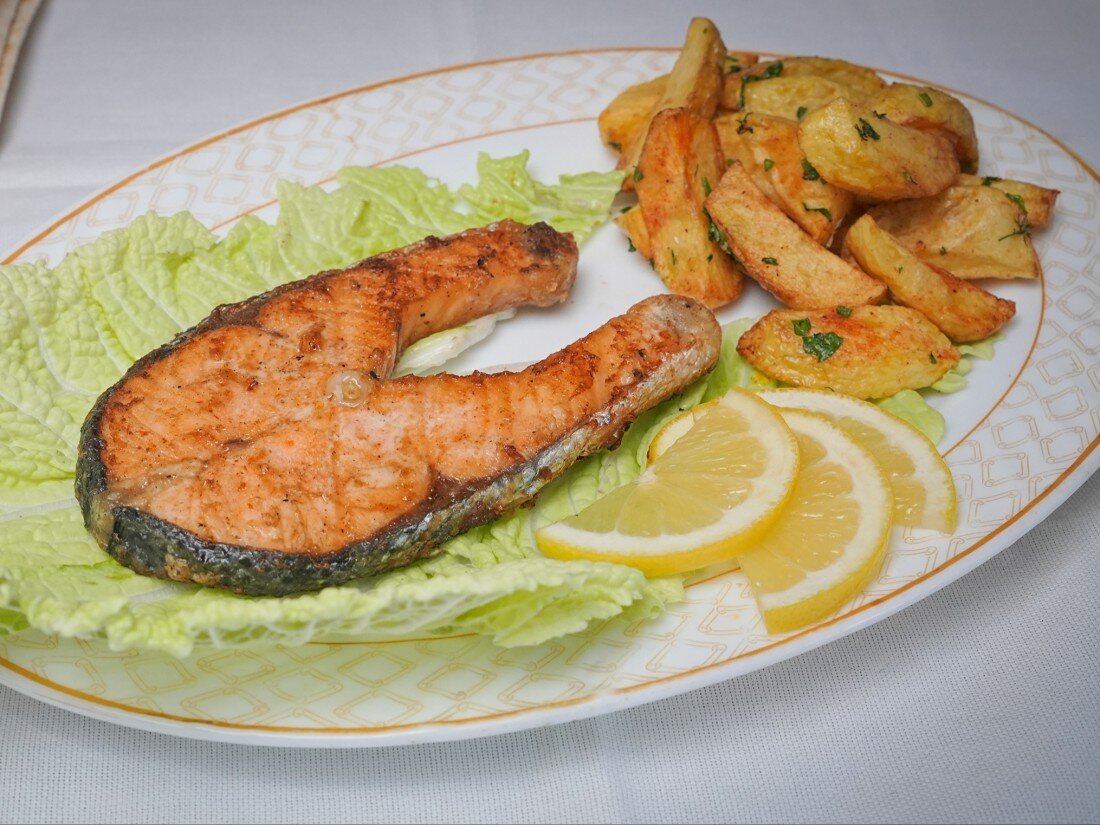 Семга на мангале 200г