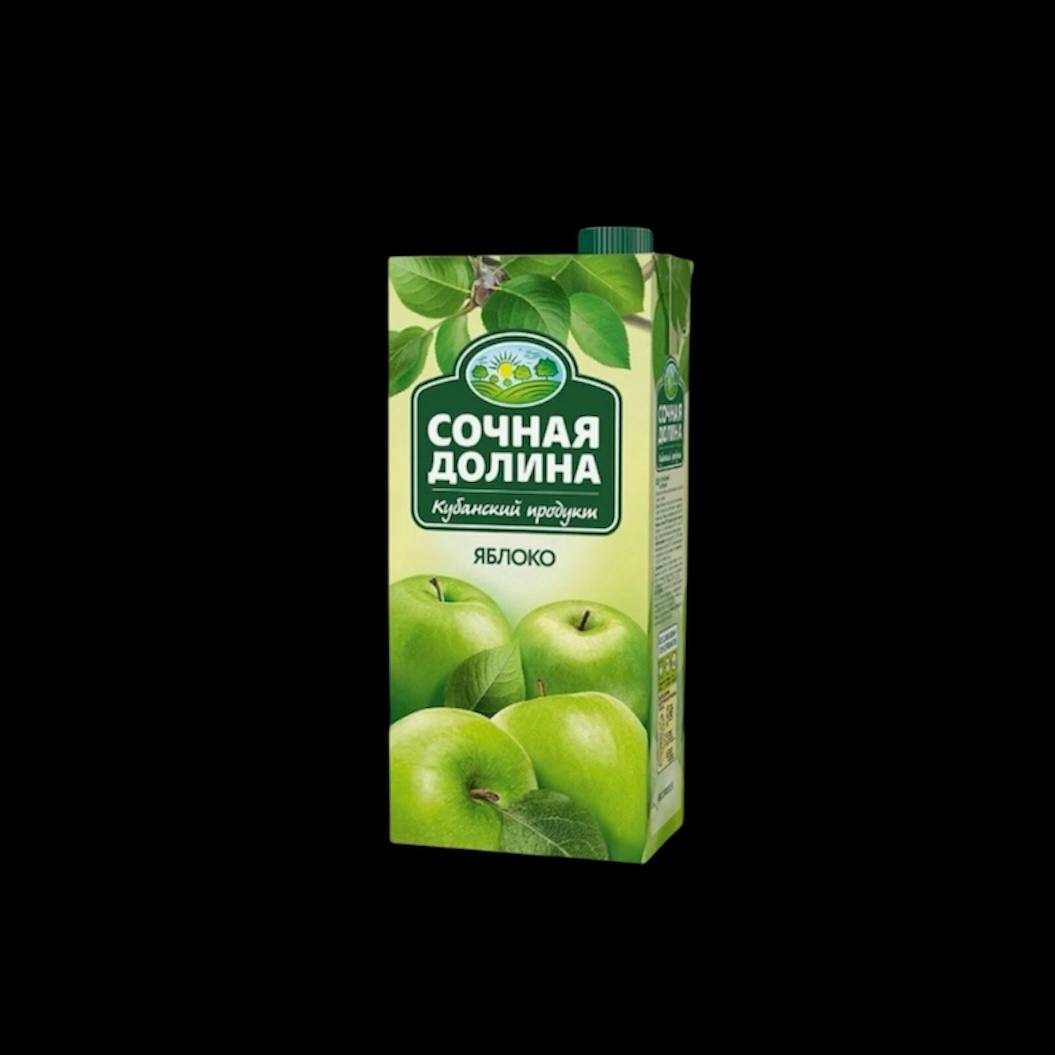 Сок "Сочная Долина" Яблоко 1л