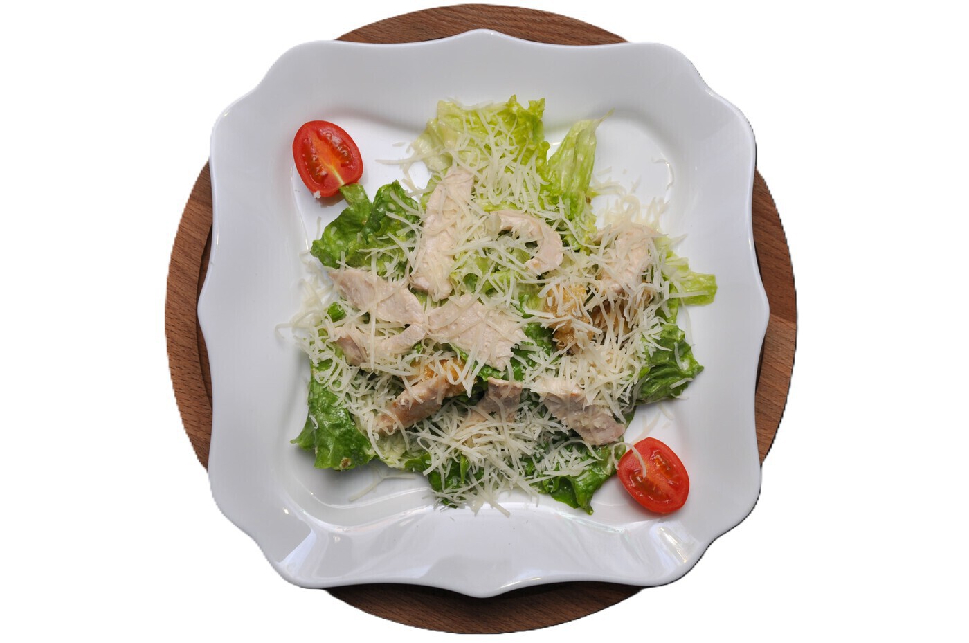 Салат Цезарь с курицей
