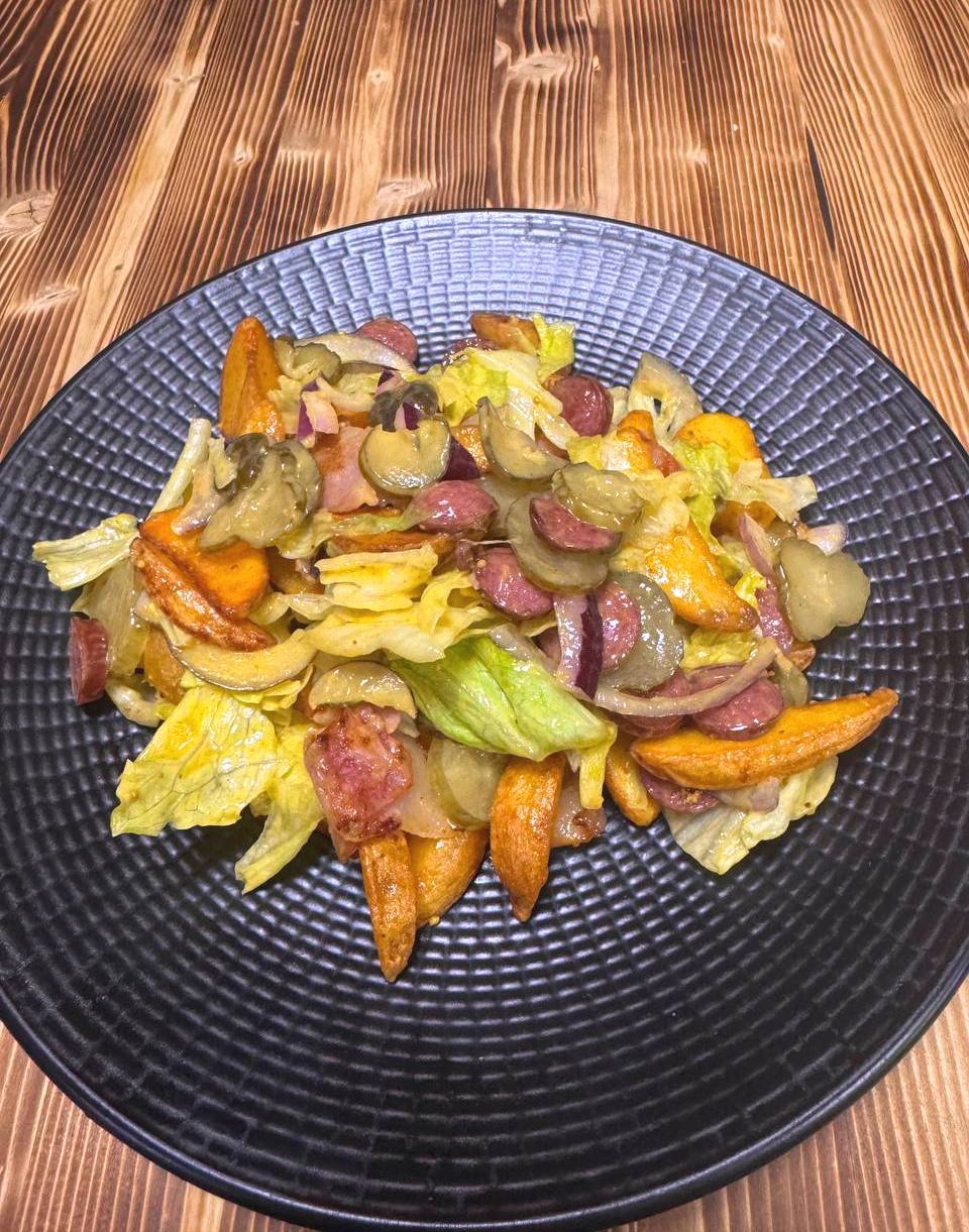 С баварскими колбасками