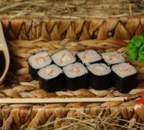 Мини-ролл острый с тигровой креветкой