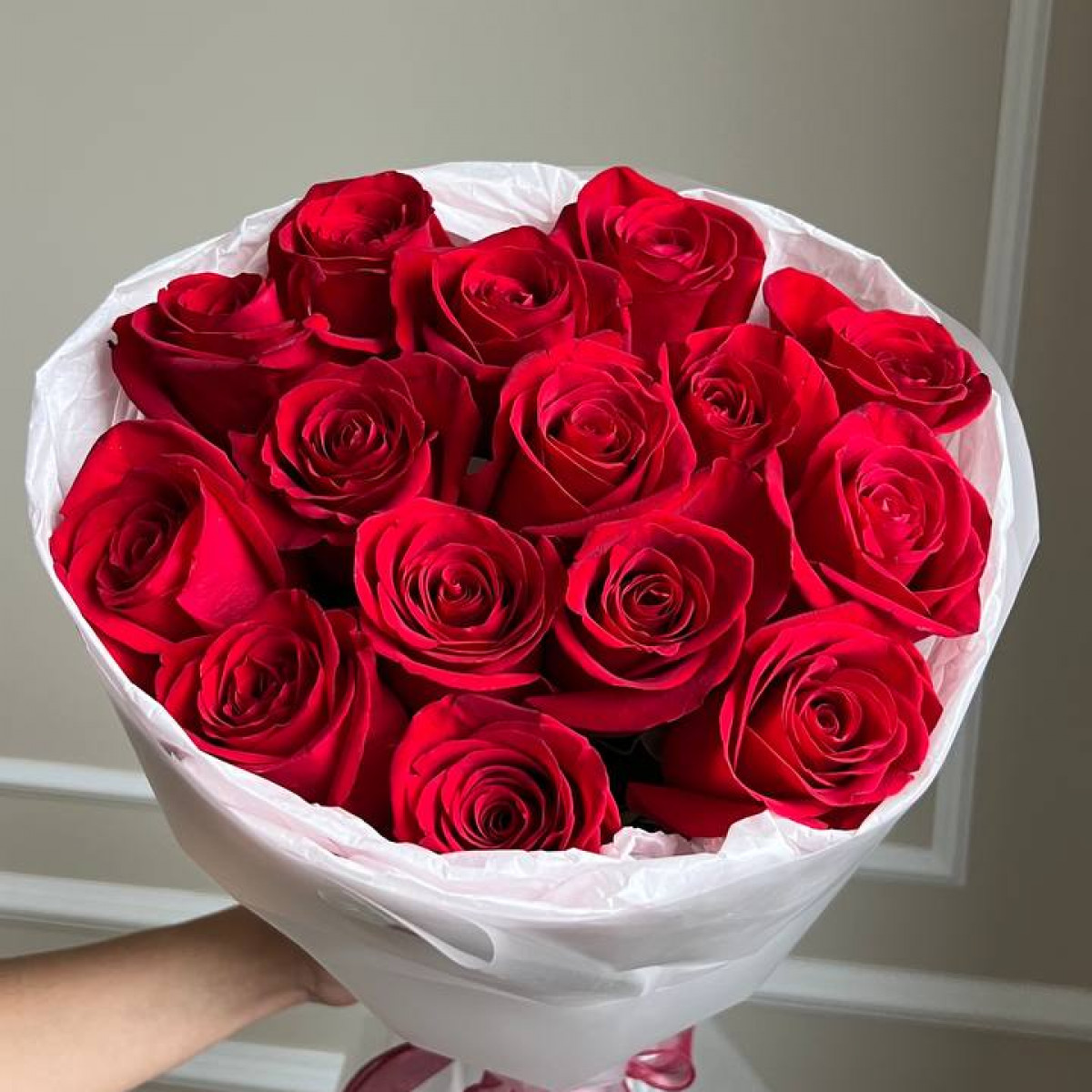 Моно букет из импортных роз (предзаказ)