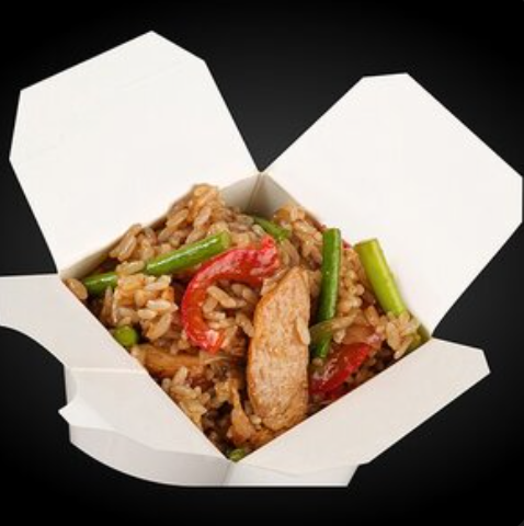 Рис с курицей Терияки