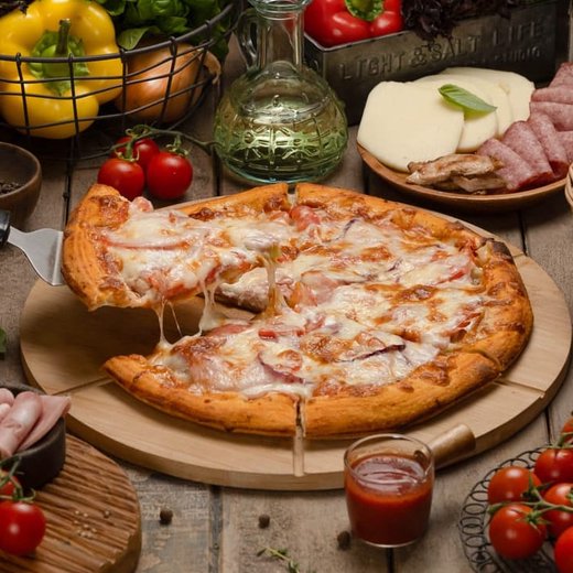 Пицца 27 см Мясное Ассорти