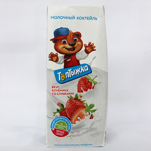 Коктель Топтыжка 3,2% клубника со сливка