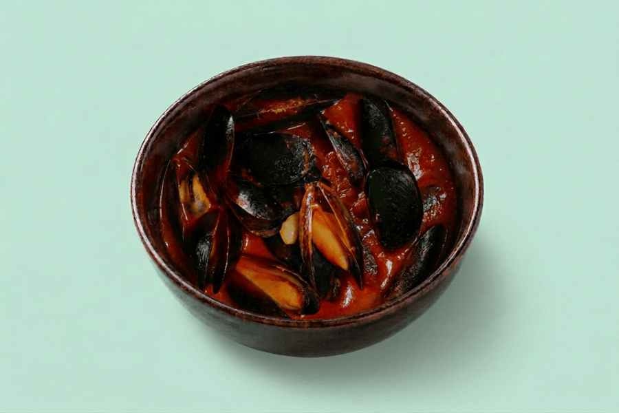 Мидии в соусе Том ям