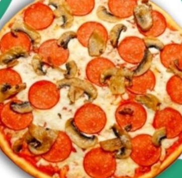 Пицца Пеперони с грибами